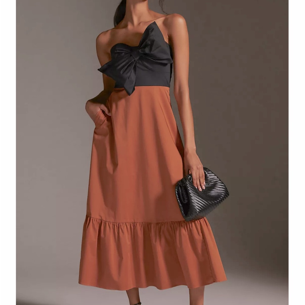 Hutch strapless dress…wear to wedding or pair w/ sandals and a denim jacket!